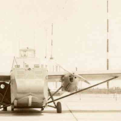Waco PG-2A powered glider