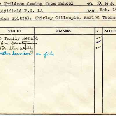 North Bay Widdifeild Public School - Three Children Coming from School