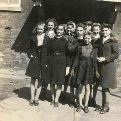 Group of Girls at McIntyre Street School