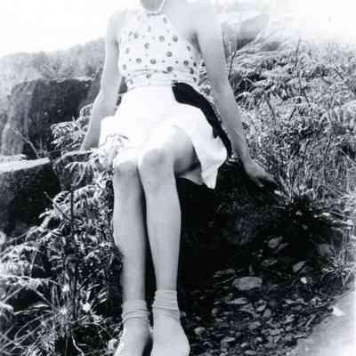 Woman on Rock