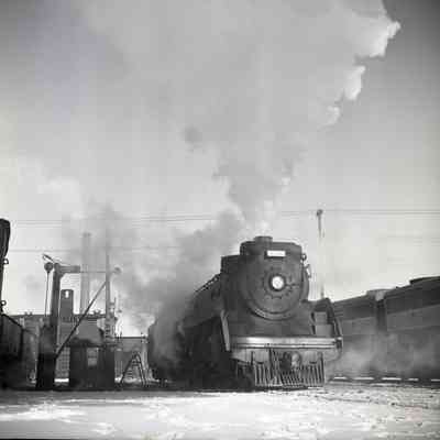 C.P.R. Engine at Ash Pit