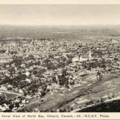 Aerial View of North Bay, Ontario, Canada--42--R.C.A.F. Photo