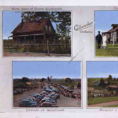 Birth Place of Dionne Quintuplets Postcard
