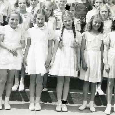 Schoolgirls at King George Public School