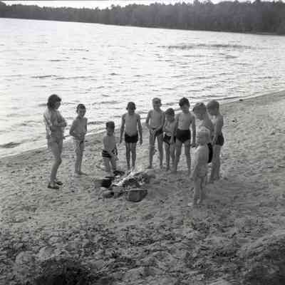 Children around Fire