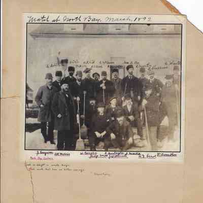 Curling Match of North Bay, March 1892