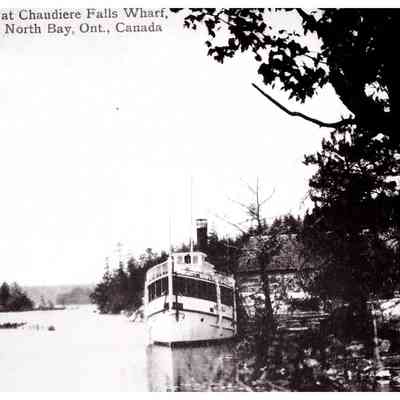 "Northern Bell", at Chaudiere Falls Wharf, Near North Bay, O.N., Can.