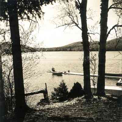 Trout Lake, Fisherman at Dock McCoy's