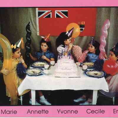 Postcards of Dionne Quintuplets