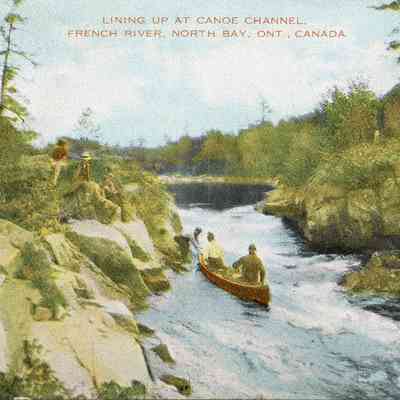 Lining Up at Canoe Channel