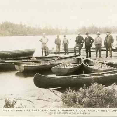 FIshing Party at Sheedy's Camp