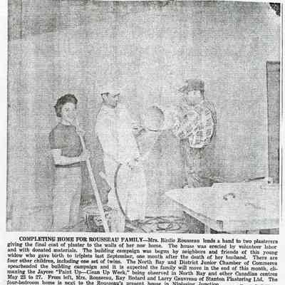 "Completing Home For Rousseau Family"