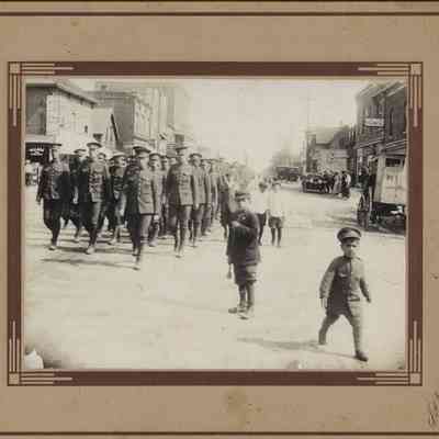 159th Battalion Marching on North Bay Street
