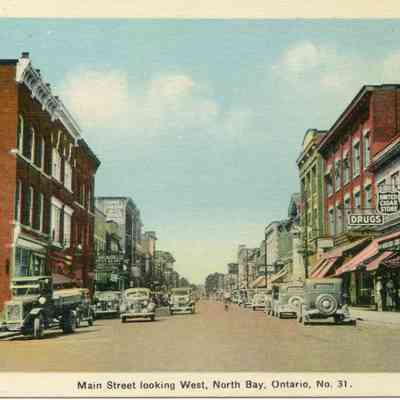 Main Street looking West, North Bay, Ontario, No. 31