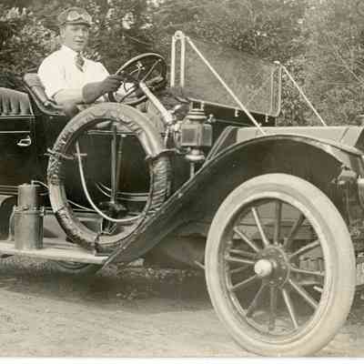 Photographs of A.C. Souter Driving