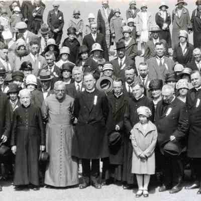 Bishop Scollard (?) in Crowd