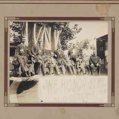 The First Public Reception to Returned "HEROES" of North Bay; August 6, 1917