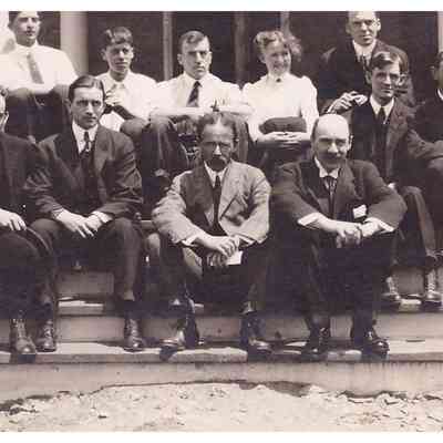 Group Photograph of the Transcontinental Railway Office Staff