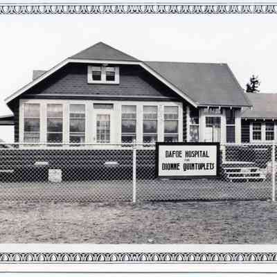 Dionne Quintuplets, Hospital