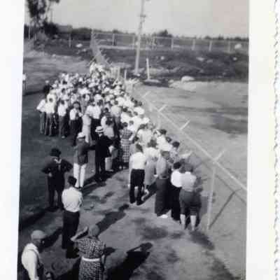 Crowd Outside Dionne Home