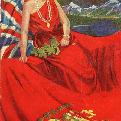 Canada Lady Postcard