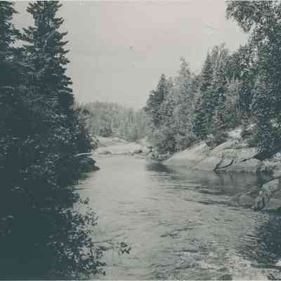 River, Trees and Rocks