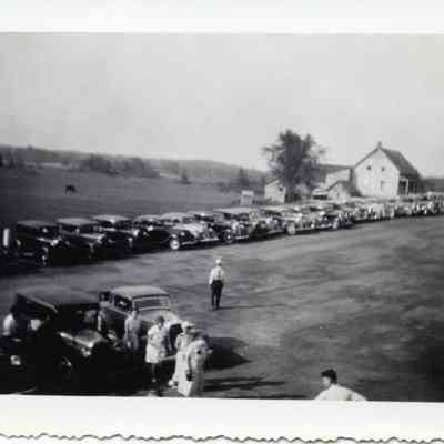 Parking Lot of Dionne Home