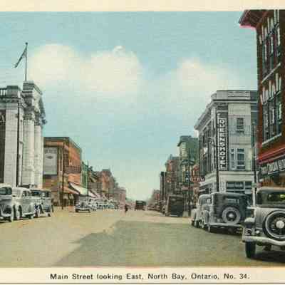 Main Street looking East, North Bay, Ontario, No. 34