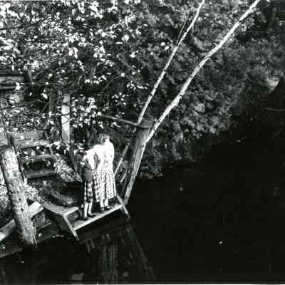 Boat Landing on South River; Nipissing Village