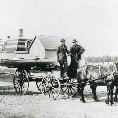 Easy Portage At North Bay 1897