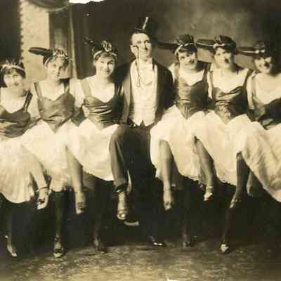 Man with Can-Can Girls