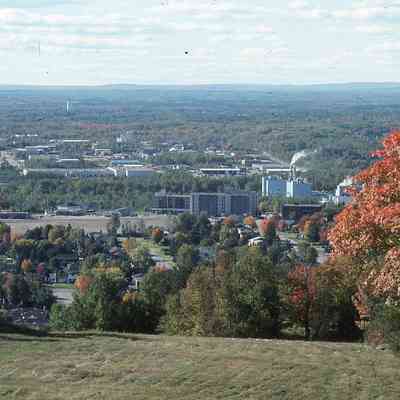 View from top of ski club hill