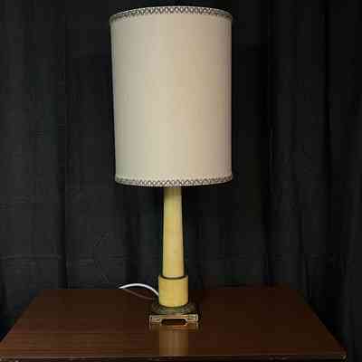 28.11.25a Mid Century NZ-Made Coverley Table Lamp with the Original Shade