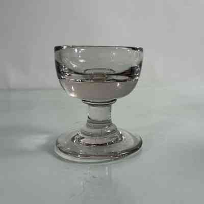 1.10.25b Antique Penny Licks Dessert Glass with Grey-Purple Tint – c.1880s