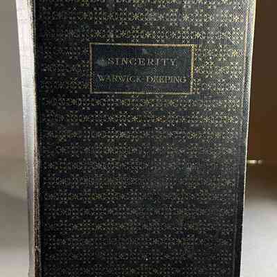 31/3/25 – 24.3.25h Sincerity by Warwick Deeping, 1931 Edition – Decorative Hardcover