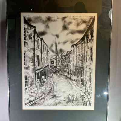 "Miners Gala" by Tom McGuinness > Ltd Ed Lithograph 4/18, 1985