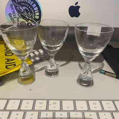 4.7.25a Set of 3 Signed Holmegaard 'Princess' Glasses – Per Lütken Design