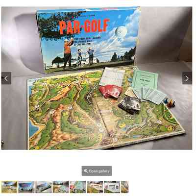 Vintage Board Game 'Par-Golf' by Chasteve Games New Zealand, c.1960's
