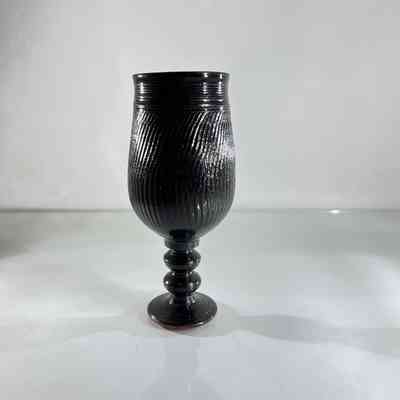 20.5.25L Fursbreck Orkney Roman Black Goblet – Studio Pottery, Handthrown