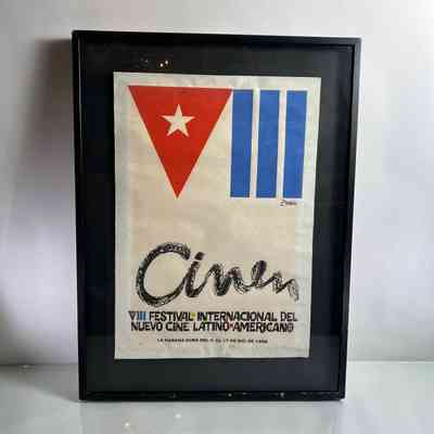 20.5.25P Original 1986 Screenprint by Ziraldo, VIII Festival Internacional Del Nuevo Cine