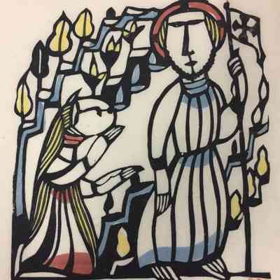 Resurrected Christ and Mary Magdalene