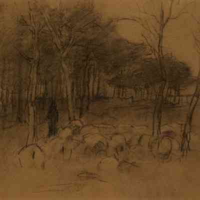 Figures in Dutch Landscape