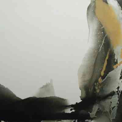 Untitled (Marked Landscape - Diptych)