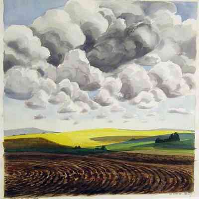 Plowed Fields on 505 Near Cardston, Alberta #54 - Summer 1993