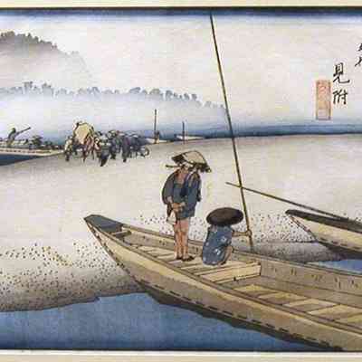 Mitsuke - #29 of the "Fifty-three Stages of the Tokaido Road" series.