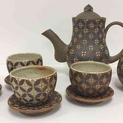 Batik Tea Set - Tea Cup and Saucer