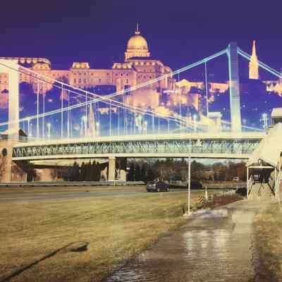 Always Home: Calvin Crossing/Erzsébet hid, Budapest, Hungary