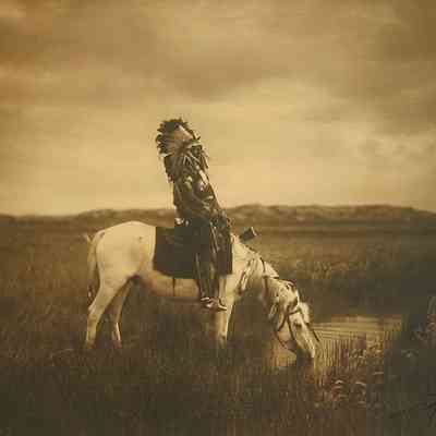 An Oasis in the Badlands - Sioux