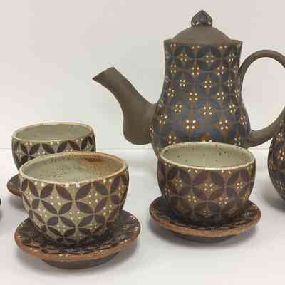 Batik Tea Set - Tea Cup and Saucer