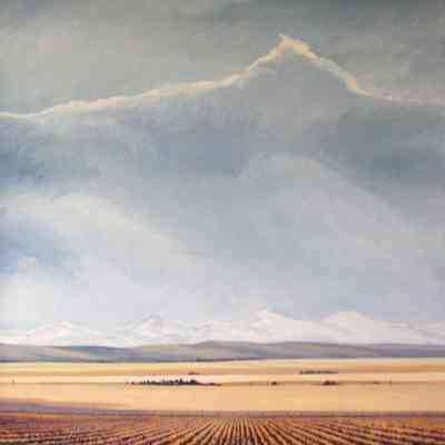Fields in Spring, South of Hillspring, Alberta